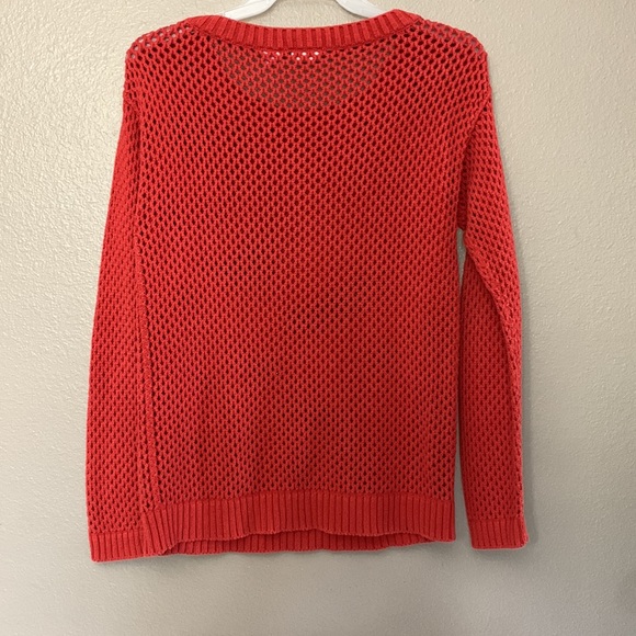Alloy Womens Long Sleeve Open Knit Pullover Sweater - Red - Size XL - Picture 5 of 7